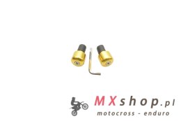 V PARTS (VICMA) KOŃCÓWKI KIEROWNICY 17,5 MM KOLOR ZŁOTY, (ZASTOSOWANIE UNIWERSALNE) (617OR)