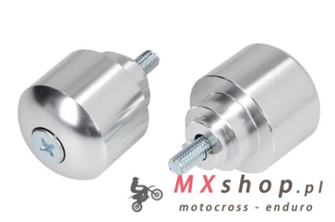 V PARTS (VICMA) KOŃCÓWKI KIEROWNICY M6X45 KOLOR SREBRNY, (STANDARD HONDA) HONDA CB, CBF, CBR, VFR, VTR 250-1300 1969-2008 (901PL