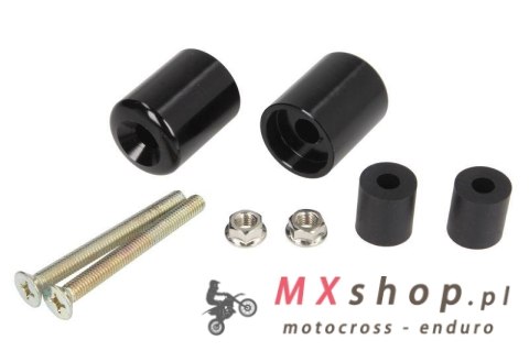 V PARTS (VICMA) KOŃCÓWKI KIEROWNICY M6X60 KOLOR CZARNY, KAWASAKI KLE, ZR, ZR-7 500/750 1991-2007 (899NR)