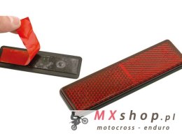 V PARTS (VICMA) ŚWIATŁO ODBLASKOWE PROSTOKĄTNE SAMOPRZYLEPNE (Z KLEJEM) KOLOR CZERWONY (11418)