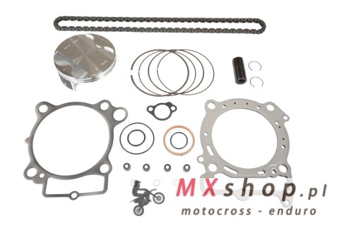 VERTEX ZESTAW NAPRAWCZY GÓRY SILNIKA KAWASAKI KX 450 F (KXF450) '21-'23 (STD. + 0.02MM = 95.98MM) (12.5:1) (TŁOK, USZCZELKI TOP-