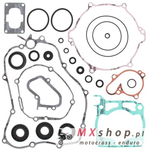 WINDEROSA (VERTEX) KOMPLET USZCZELEK YAMAHA YZ125 '05-'21 (Z USZCZELNIACZAMI SILNIKOWYMI)