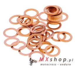 ATHENA 2026/01 PODKŁADKA MIEDZIANA USZCZELNIAJĄCA POD ŚRUBĘ SPUSTOWĄ OLEJU (8 X 12 X 1MM) (OEM: 85250821A; 0603082121; 580380320