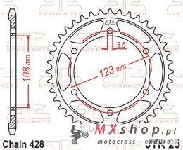 JT ZĘBATKA TYLNA 4606 58 APRILIA RS / REPLICA / TUONO '21-'23 (460658JT) (ŁAŃC. 428)