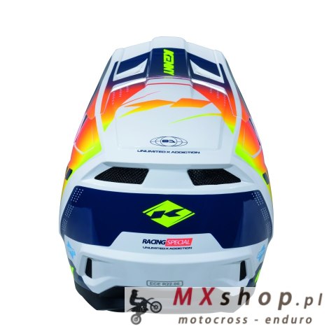 KENNY RACING KASK CROSS/ENDURO PERFORMANCE ERT GRAPHIC NAVY ORANGE RACING SPE KOLOR NIEBIESKI/POMARAŃCZOWY ROZMIAR XXL