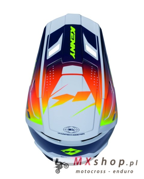KENNY RACING KASK CROSS/ENDURO PERFORMANCE ERT GRAPHIC NAVY ORANGE RACING SPE KOLOR NIEBIESKI/POMARAŃCZOWY ROZMIAR XXL