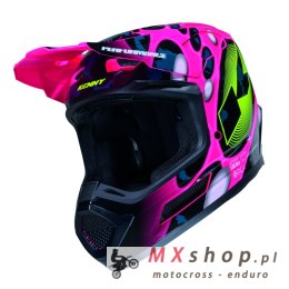 KENNY RACING KASK CROSS/ENDURO PERFORMANCE ERT GRAPHIC + POP SYSTEM KOLOR RÓŻOWY/CZARNY ROZMIAR L