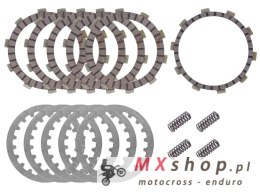 PSYCHIC TARCZE, PRZEKŁADKI I SPRĘŻYNY SPRZĘGŁOWE (KOMPLET) YAMAHA TT 225 '86-'87, TT-R 225 '99-'04, XT 225 '92-'07, TT-R 230 '05