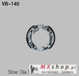 VESRAH SZCZĘKI HAMULCOWE HONDA XL 250R '82-'87, XL350R '84-'86 (MADE IN JAPAN)