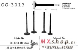 VESRAH ZAWÓR WYDECHOWY SUZUKI GZ 250 99-10, GN 250, DR 250, LT 300 E '87-89' (OEM: 12912-38200,12911-38201) (1SZT.) (MADE IN JAP
