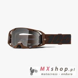 100 PROCENT GOGLE ARMATIC SALCEDO - CLEAR LENS - KOLOR CZARNY - SZYBKA PRZEŹROCZYSTA