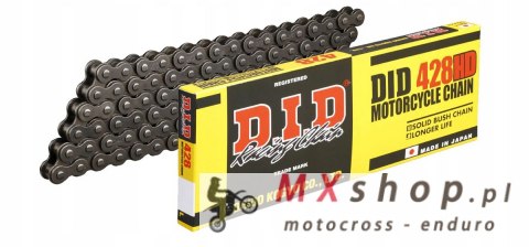 DID ŁAŃCUCH NAPĘDOWY 428HD-140 (140 OGNIW) BEZ O-RINGÓW (OTWARTY + ZAPINKA)