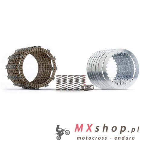 HINSON ZESTAW TARCZE SPRZĘGŁOWE Z PRZEKŁADKAMI I SPRĘŻYNAMI HONDA CR 500R '90-'01; CRF 450R '21-'26; CRF 450RS '24; CRF 450RWE '