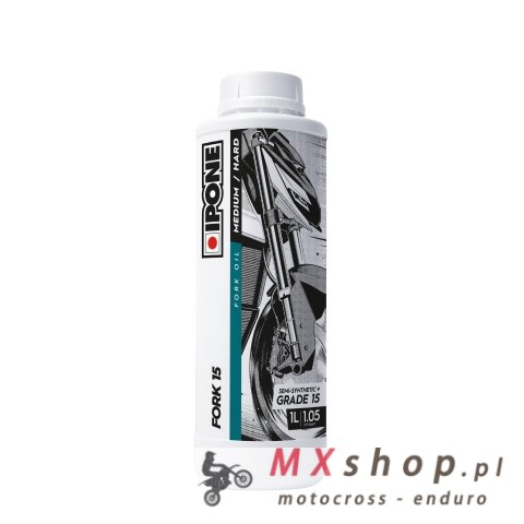IPONE OLEJ DO TELESKOPÓW / AMORTYZATORÓW / ZAWIESZENIA FORK SEMI-SYNTHETIC PLUS 15W 1L (AKC) (15)ZASTĘPUJE 800214