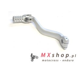 M.C. DŹWIGNIA ZMIANY BIEGÓW HONDA CR 80/85 '86-'07 (STALOWA) KOLOR SREBRNY