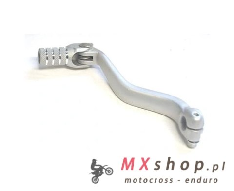 M.C. DŹWIGNIA ZMIANY BIEGÓW HONDA CR 80/85 '86-'07 (STALOWA) KOLOR SREBRNY