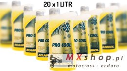 MANNOL PŁYN DO CHŁODNIC PRO COOL 1L MOTOCYKLOWY (-40ST.C/+135ST.C) GOTOWY DO UŻYCIA - KARTON 20 SZT. (PAKIET)