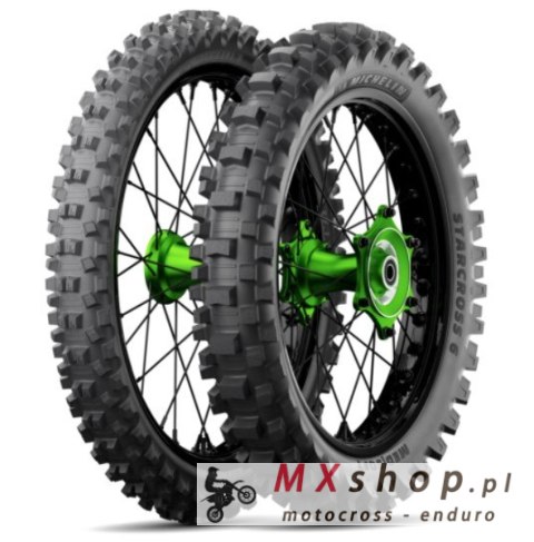 MICHELIN OPONA 110/90-19 STARCROSS 6 MEDIUM SOFT 62M NHS TT M/C TYŁ DOT 05/2026