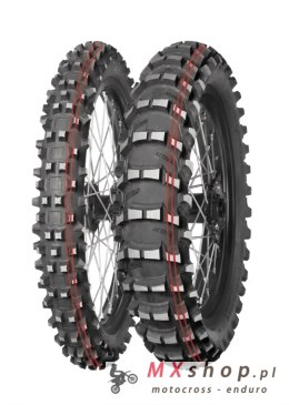 MITAS OPONA 100/90-19 TERRA FORCE MX-SAND 57M TT (PODWÓJNY CZERWONY PASEK) TYŁ (DOT:TDDD) (26633) WYCOFANE- ZAMIENNIK:70001066 D