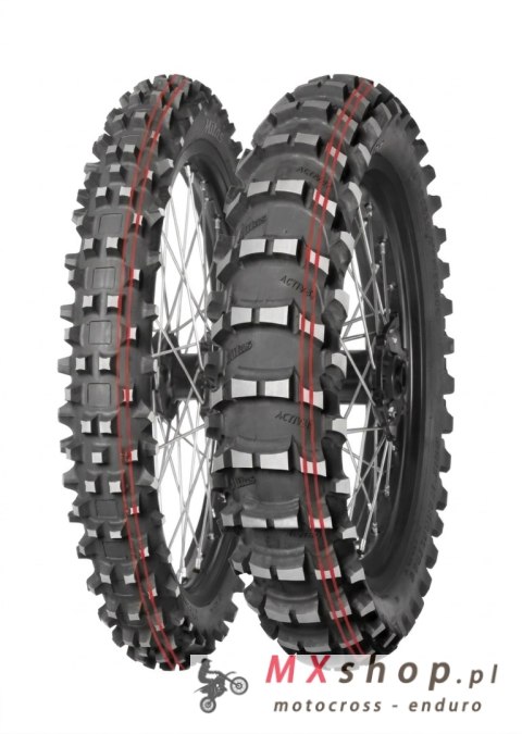 MITAS OPONA 100/90-19 TERRA FORCE MX-SAND 57M TT (PODWÓJNY CZERWONY PASEK) TYŁ (DOT:TDDD) (26633) WYCOFANE- ZAMIENNIK:70001066 D