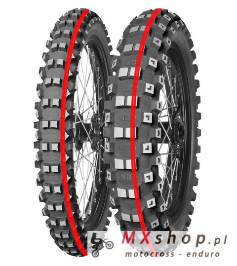 MITAS OPONA 90/100-12 TERRA FORCE-MX MH PITCROSS MEDIUM HARD 46M NHS TT TYŁ (CZERWONY PASEK) DOT 2023 (DOT:JMDT) (460057) ZAMIEN