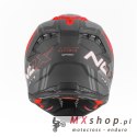NOX KASK OFF ROAD / CROSS N634 STORM KOLOR CZARNY MAT/CZERWONY ROZMIAR XS