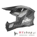 NOX KASK OFF ROAD / CROSS N634 STORM KOLOR SREBRNY MAT/CZARNY ROZMIAR XL