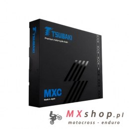 TSUBAKI ŁAŃCUCH NAPĘDOWY 428 MXC PROFESSIONAL MOTOCROSS / ENDURO RACING CHAIN KOLOR ZŁOTY (122 OGNIW, ZAPINKA W ZESTAWIE)