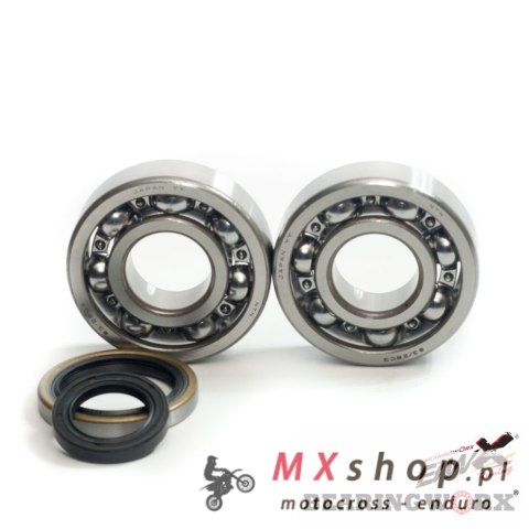 BEARING WORX ŁOŻYSKA WAŁU KORBOWEGO Z USZCZELNIACZAMI SUZUKI RM 250 96-02 (NTN) (MADE IN JAPAN) (24-1021)