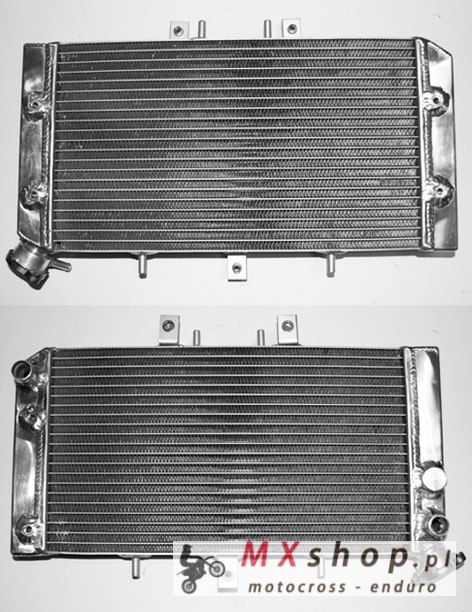 BRONCO CHŁODNICA POLARIS OUTLAW 450 S '08-10, 500 '03-07, 525 '07-11 WZMOCNIONA O ZWIĘKSZONEJ POJEMNOŚCI (SZT.)