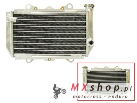 BRONCO CHŁODNICA YAMAHA YFZ 450 '04-13 WZMOCNIONA O ZWIĘKSZONEJ POJEMNOŚCI (SZT.) (Z KORKIEM)