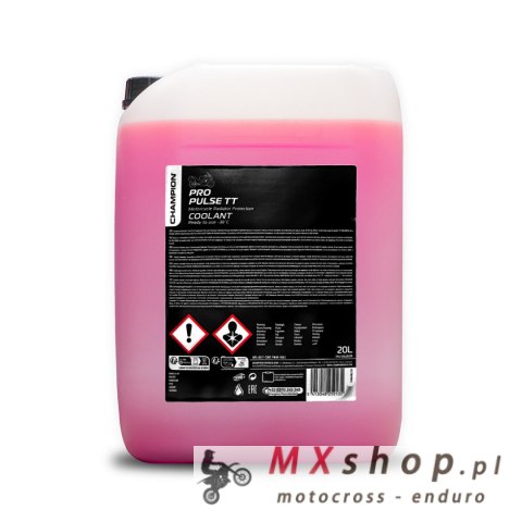 CHAMPION PŁYN DO CHŁODNIC COOLANT PROPULSE TT MOTOCYKLOWY 20L (-36 ST.C) GOTOWY DO UŻYCIA