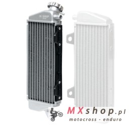 X-GRIP CHŁODNICA PRAWA (Z KORKIEM) PASUJE DO: KTM EXCF '20-'21, SXF '19-'21, HUSQVARNA FE '20-21, FX '19-'21, HUSQVARNA TC '19-'