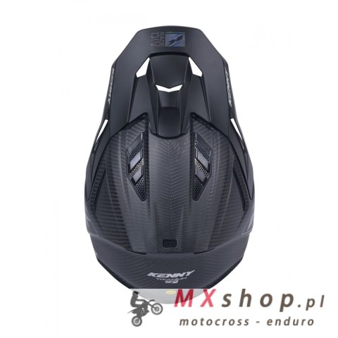 KENNY RACING KASK CROSS/ENDURO TITANIUM CARBON MATT HOLOGRAPHIC KOLOR CZARNY ROZMIAR XS