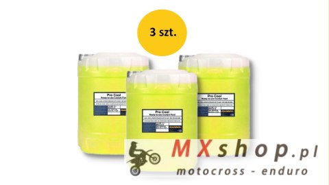 MANNOL PŁYN DO CHŁODNIC PRO COOL 10L MOTOCYKLOWY (-40ST.C/+135ST.C) GOTOWY DO UŻYCIA - PAKIET 3 SZTUKI