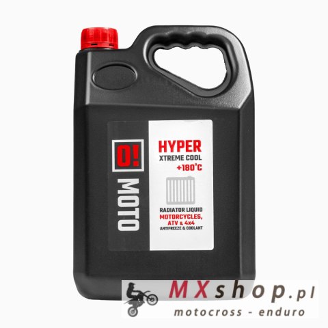 OMOTO PŁYN BEZWODNY DO CHŁODNIC +180°C WATERLESS COOLANT HYPER XTREME COOL 5L 4X4, OFF ROAD, ATV, MOTORCYLES (O!MOTO)