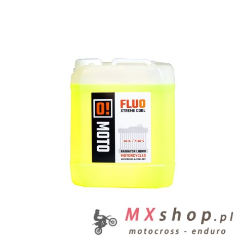 OMOTO PŁYN DO CHŁODNIC 10L O! FLUO XTREME COOL +135 GOTOWY DO UŻYCIA (O!MOTO) (OLE-003) (-40 DO +135)