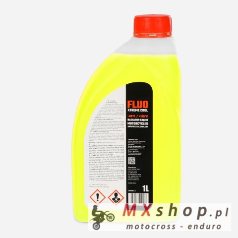 OMOTO PŁYN DO CHŁODNIC 1L O! FLUO XTREME COOL +135 GOTOWY DO UŻYCIA (O!MOTO) (OLE-001) (-40 DO +135)