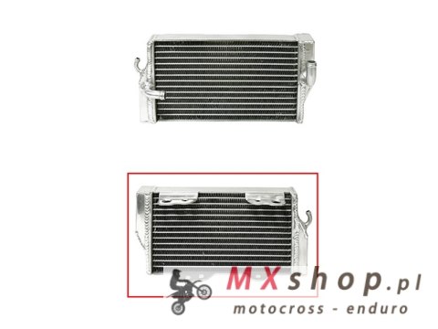 PSYCHIC CHŁODNICA HONDA CR 125 '02-04 WZMOCNIONA O STANDARDOWEJ POJEMNOŚCI LEWA (SZT.)