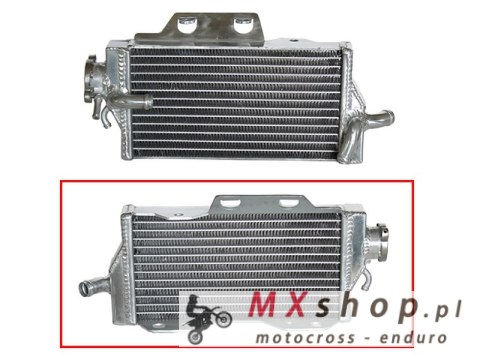 PSYCHIC CHŁODNICA HONDA CR 125 '05-07 WZMOCNIONA O STANDARDOWEJ POJEMNOŚCI PRAWA (SZT.) (Z KORKIEM)