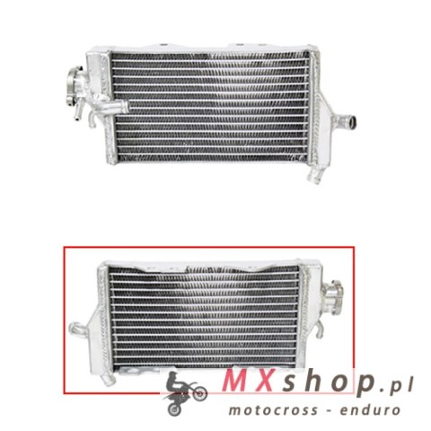 PSYCHIC CHŁODNICA HONDA CR 250R '00-01 WZMOCNIONA O STANDARDOWEJ POJEMNOŚCI PRAWA (SZT.) (Z KORKIEM)
