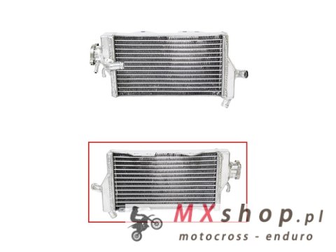 PSYCHIC CHŁODNICA HONDA CR 250R '00-01 WZMOCNIONA O STANDARDOWEJ POJEMNOŚCI PRAWA (SZT.) (Z KORKIEM)