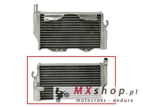 PSYCHIC CHŁODNICA HONDA CR 250R '02-04 WZMOCNIONA O STANDARDOWEJ POJEMNOŚCI LEWA (SZT.)
