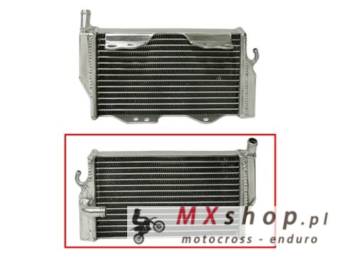 PSYCHIC CHŁODNICA HONDA CR 250R '02-04 WZMOCNIONA O STANDARDOWEJ POJEMNOŚCI LEWA (SZT.)