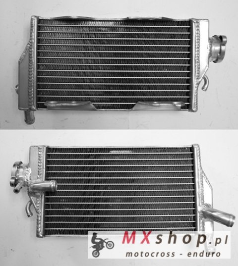 PSYCHIC CHŁODNICA HONDA CR 250R '02-04 WZMOCNIONA O STANDARDOWEJ POJEMNOŚCI PRAWA (SZT.) (Z KORKIEM)