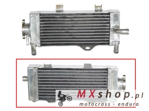 PSYCHIC CHŁODNICA HONDA CRF 250R '10-13 WZMOCNIONA O STANDARDOWEJ POJEMNOŚCI PRAWA (SZT.) (Z KORKIEM)