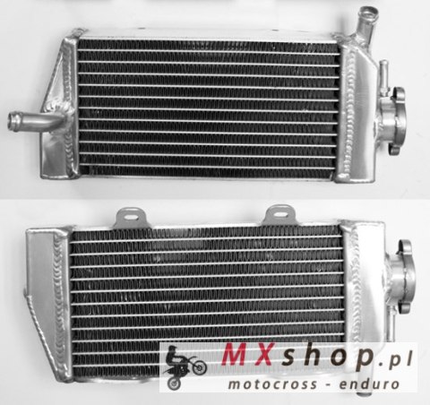 PSYCHIC CHŁODNICA HONDA CRF 450R '05-08 WZMOCNIONA O ZWIĘKSZONEJ POJEMNOŚCI PRAWA (SZT.) (Z KORKIEM)