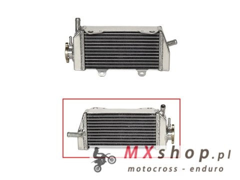 PSYCHIC CHŁODNICA HONDA CRF 450R '05-08 WZMOCNIONA O ZWIĘKSZONEJ POJEMNOŚCI PRAWA (SZT.) (Z KORKIEM)