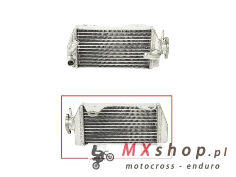 PSYCHIC CHŁODNICA HONDA CRF 450R '15-16 WZMOCNIONA O STANDARDOWEJ POJEMNOŚCI PRAWA (SZT.) (Z KORKIEM)