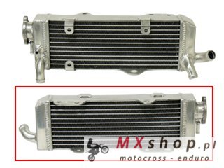 PSYCHIC CHŁODNICA HONDA XR 650R '00-07 WZMOCNIONA O STANDARDOWEJ POJEMNOŚCI PRAWA (SZT.) (Z KORKIEM)